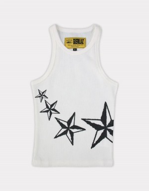 Corteiz 4starz Motion Tanktop Wit | KNDB-01786