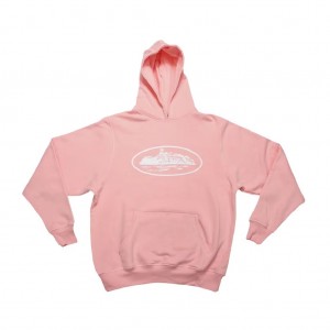 Corteiz Alcatraz Hoodie Roze | IXJS-07936