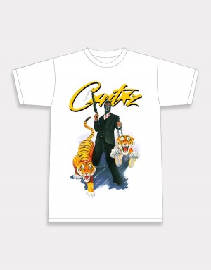 Corteiz Scareface T-shirts Wit | XROP-57136