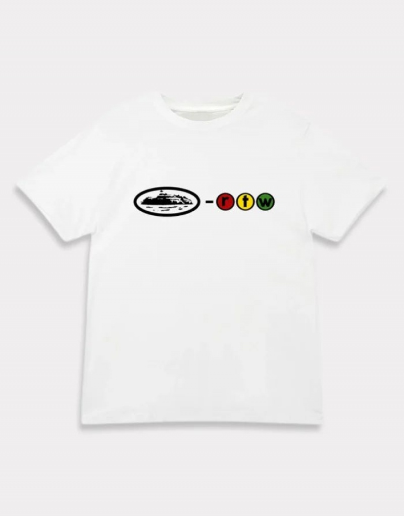 Corteiz 182 T-shirts Wit | ONDA-40167